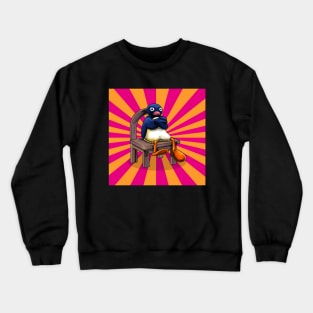 Angry Pingu Meme Crewneck Sweatshirt